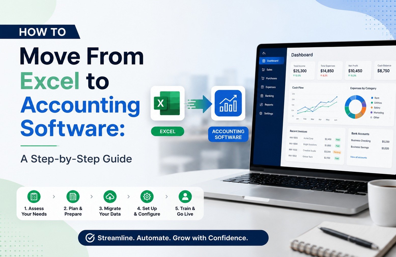 Upgrade Excel to Accounting Software
