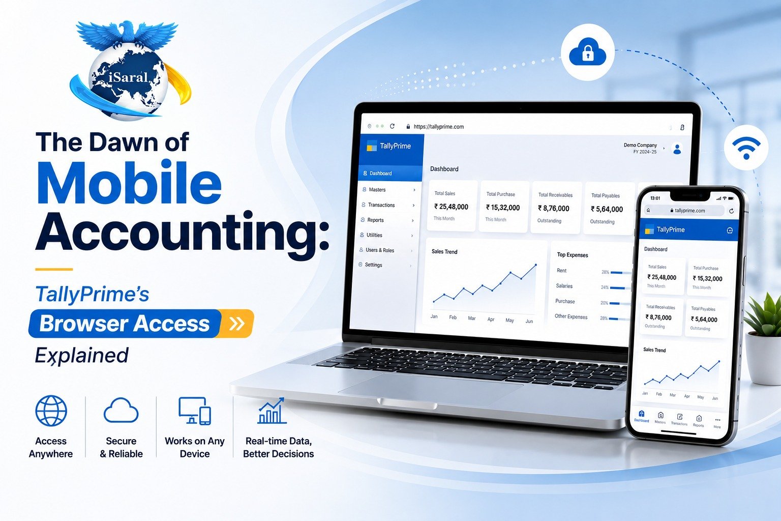 Mobile Accounting with TallyPrime Browser Access