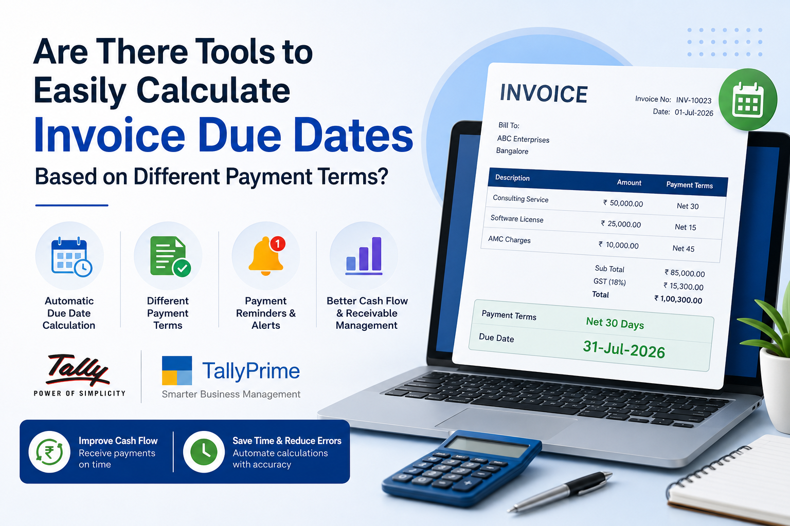 Are There Tools to Easily Calculate Invoice Due Dates Based on Different Payment Terms?